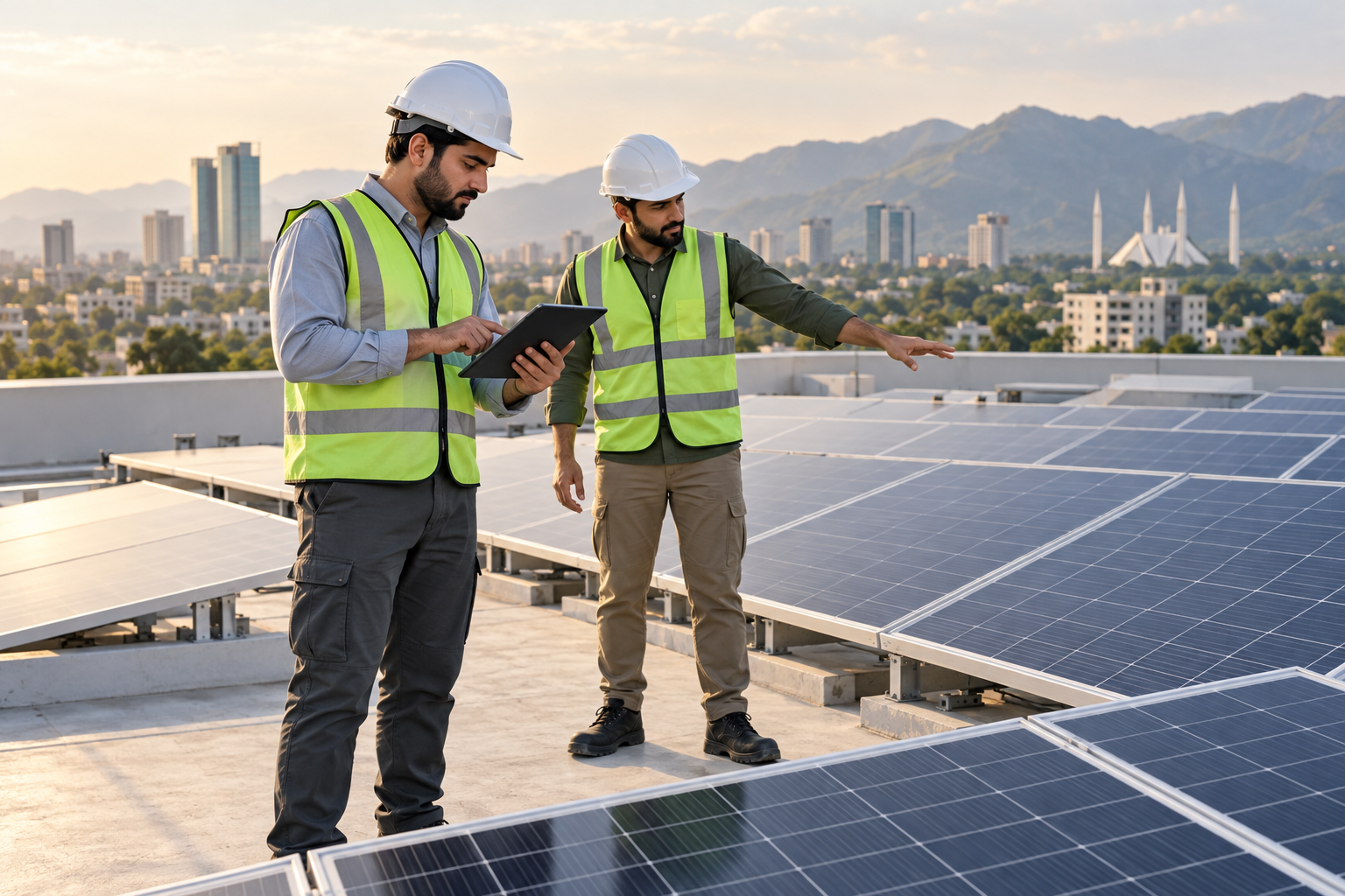 Illustrative solar engineering work